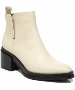 Hot Sale ⌛ Franco Sarto Dalden 👩 Womens Leather Square Toe Ankle 🥾 Boots 😀