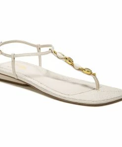 Coupon 🌟 Franco Sarto Caprishell 🩴 Sandal in Cream for 👩 women ⌛