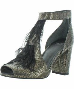 Top 10 ✨ Franco Sarto A-Olivette 👩 Womens Leather Feather Heel 🩴 Sandals ✔️