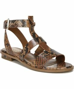 Wholesale 🎁 Franco Sarto Moni 👩 Womens Leather T-Strap Flat 🩴 Sandals 😍