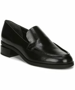 Flash Sale ✨ Franco Sarto New Bocca 👩 Womens Leather Block Heel Loafers 🔥