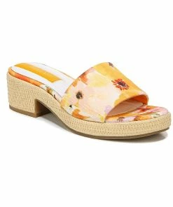 Best deal ✨ Franco Sarto Pony 3 👩 Womens Floral Print Slide 👠 Heels ❤️