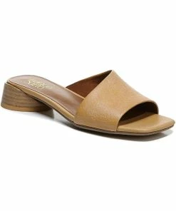 Cheap ๐ Franco Sarto Leslie ๐ฉ Womens Square Toe Stacked Heel Slide ๐ฉด Sandals ๐