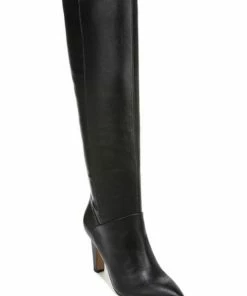 Promo ๐ Franco Sarto Koko ๐ฉ Womens Faux Leather Pointed Toe Knee-High ๐ฅพ Boots ๐