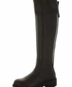 Buy 🔥 Franco Sarto Keaton 👩 Womens Faux Leather Block Heel Knee-High 🥾 Boots 🥰