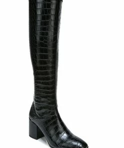 Buy 🥰 Franco Sarto Tribute 👩 Womens Zip Up Square Toe Mid-Calf 🥾 Boots ⌛