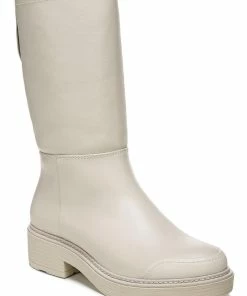 Cheapest 👏 Franco Sarto Kelsi 👩 Womens Leather Round Toe Mid-Calf 🥾 Boots 👏