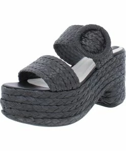 Hot Sale 🌟 Franco Sarto Costa 👩 Womens Raffia Slip On 👠 Heels ❤️