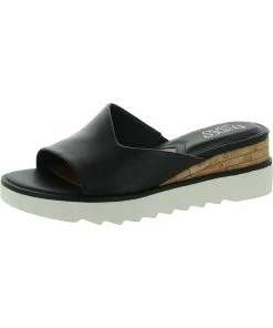 Top 10 🎉 Franco Sarto Chazz 👩 Womens Leather Slip On Slide 🩴 Sandals 😀