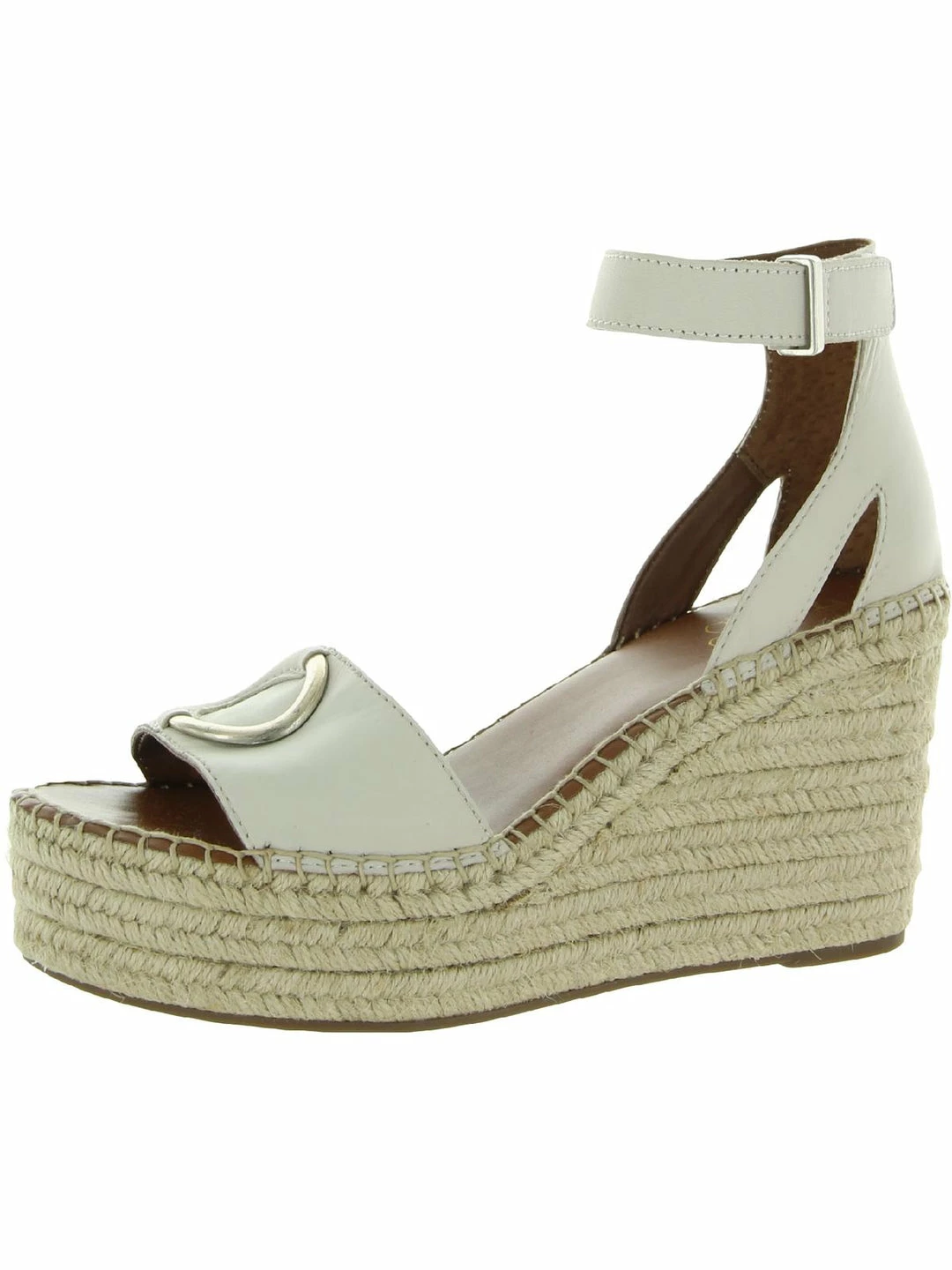 Buy 🥰 Franco Sarto Touch 👩 Womens Heel Ankle Strap Espadrilles ⌛