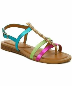 Best Pirce ๐ Franco Sarto Greca ๐ฉ Womens Faux Leather Strappy Slingback ๐ฉด Sandals โ