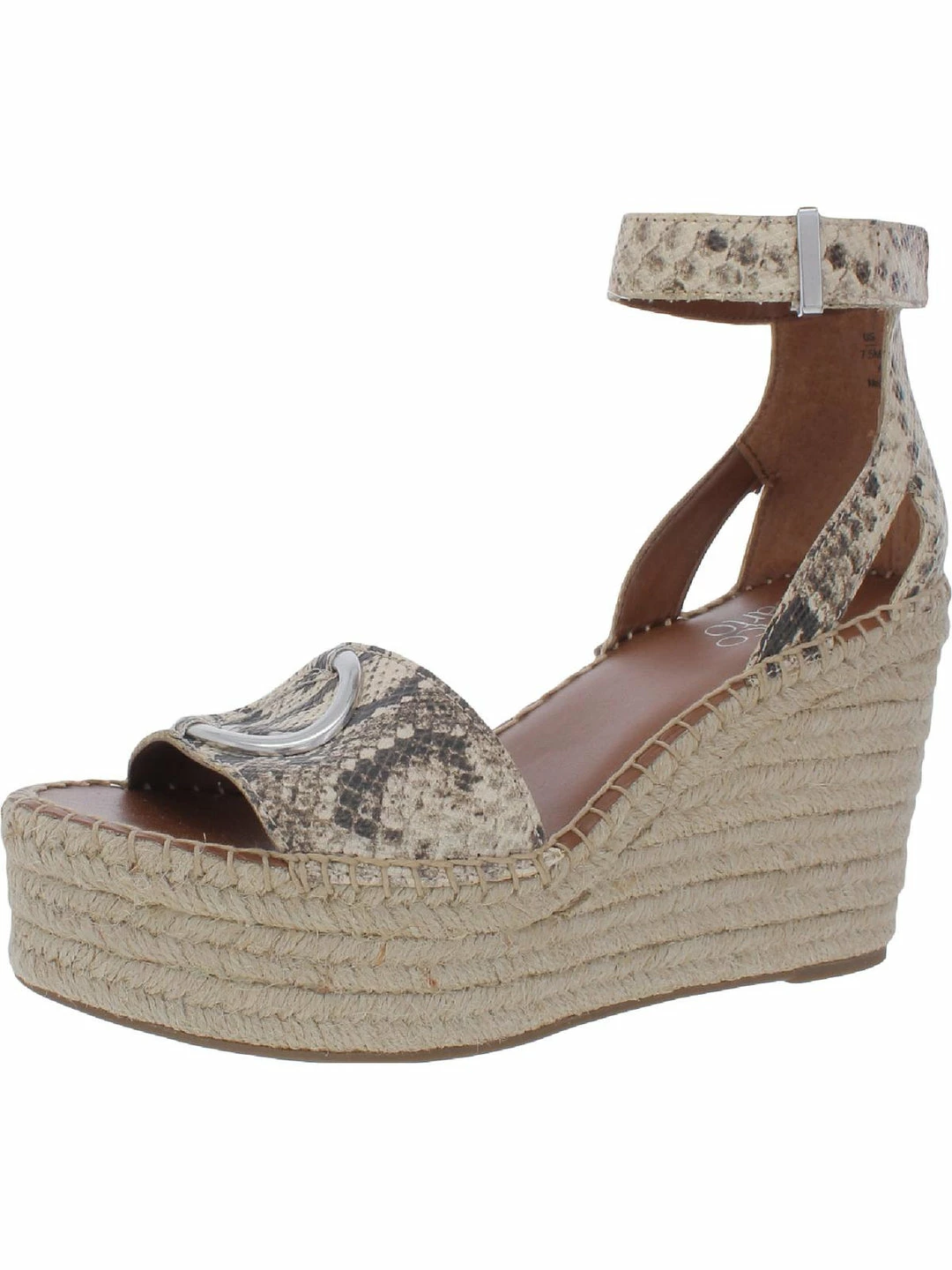 Buy 🥰 Franco Sarto Touch 👩 Womens Heel Ankle Strap Espadrilles ⌛ - Image 4