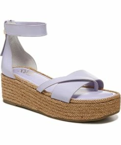 Coupon 🌟 Franco Sarto Verita 👩 Womens Padded Insole Thong Wedge 👠 Heels ⭐