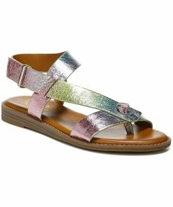 Best Pirce ๐ Franco Sarto Glenni 2 ๐ฉ Womens Metallic Iridescent Slingback ๐ฉด Sandals ๐