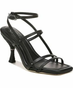 Budget ✔️ Franco Sarto Rebel 👩 Womens Faux Leather Square Toe 👠 Heels 👍