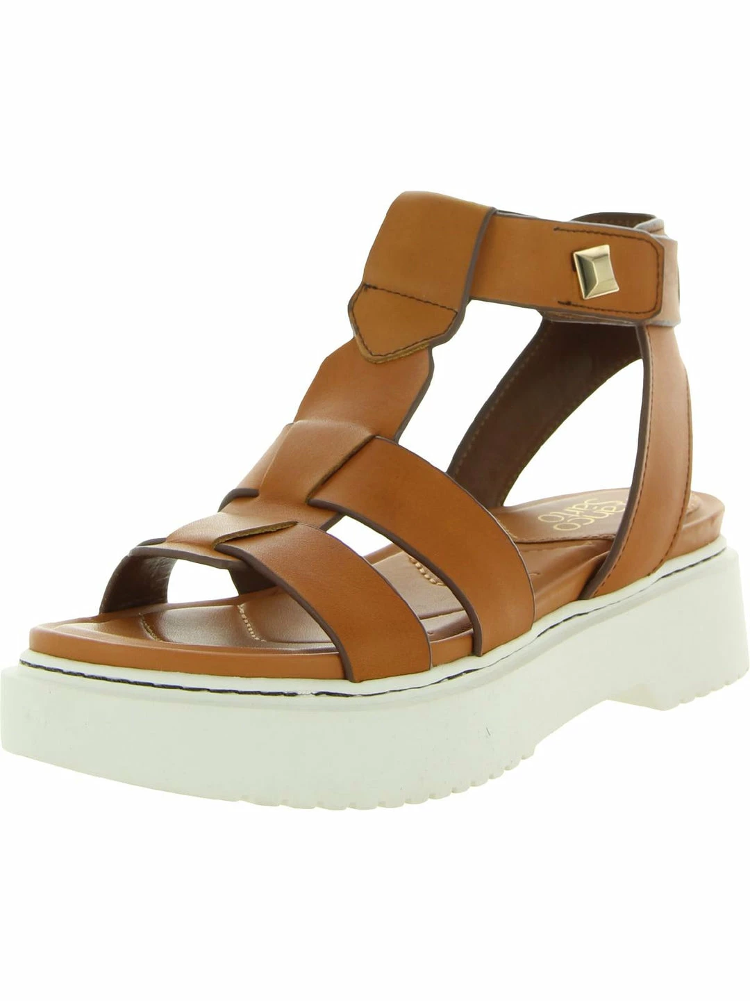 New 🌟 Franco Sarto Wallow 👩 Womens Faux Leather Ankle Strap Gladiator 🩴 Sandals ⭐ - Image 4