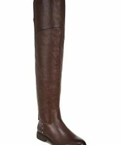 Deals 🎁 Franco Sarto Haleen 👩 Womens Leather Wide Calf Knee-High 🥾 Boots ✔️