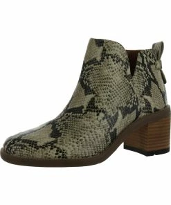 Best reviews of 👏 Franco Sarto Klora 👩 Womens Leather Snake Print Ankle 🥾 Boots ❤️