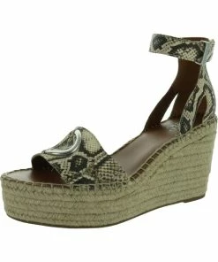 Hot Sale 💯 Franco Sarto Touch 👩 Womens Faux Leather Snake Print Espadrilles 😍