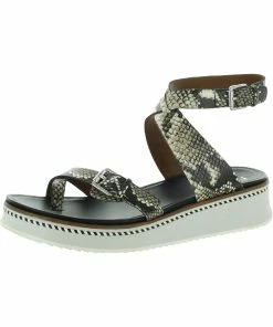 Brand new 💯 Franco Sarto Eli 👩 Womens Leather Toe Loop Platform 🩴 Sandals 🌟